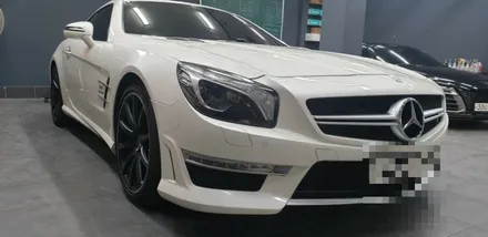 SL63AMG 무광랩핑으로 포인트를 줘봤어요~ 부산플라스티딥 / 부산 사하구 하단동