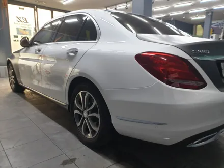 W205 C클래스 랩핑재시공작업. 플라스티딥 랩핑. / 부산 사하구 하단동