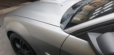 머스탱 컨버터블 사틴그레이 전체랩핑 했어요~ 부산플라스티딥 무광랩핑 시공점. / 부산 사하구 하단동