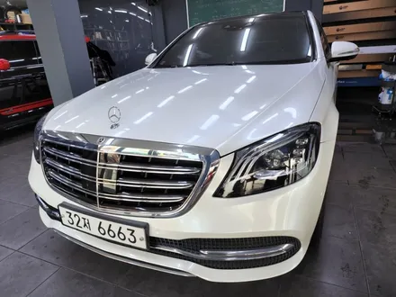 S560 순정같은 진주색으로 전체랩핑 했어요. / 부산 사하구 하단동