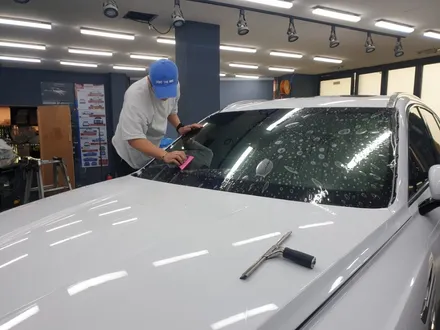 GV80신차패키지작업. (그래핀코팅과.썬팅.블랙박스 전면프로텍트작업) / 부산 사하구 하단동