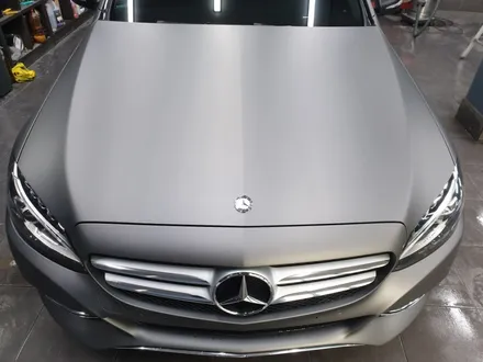 W205 C클래스 랩핑재시공작업. 플라스티딥 랩핑. / 부산 사하구 하단동