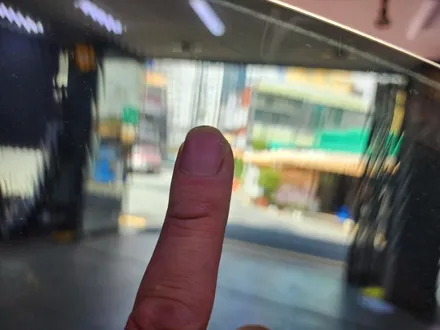 K7 전체 썬팅 재시공. 썬팅이 울렁울렁거려요. / 부산 사하구 하단동