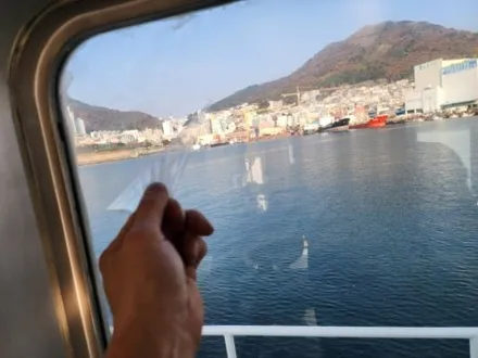 선박 썬팅 하고왔어요.  예인선 처음타봤네요 !! ㅎㅎ / 부산 사하구 하단동