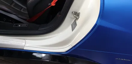 458이탈리아 플라스티딥 전체랩핑작업. 무광스카이블루 랩핑 / 부산 사하구 하단동
