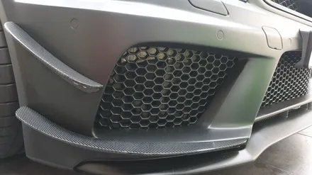 C63AMG 블랙시리즈 스타일.  플라스티딥으로 전체 무광랩핑 했어요~  부산무광랩핑 이지카케어 / 부산 사하구 하단동