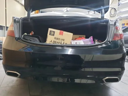 그랜져HG 뒷범퍼 파손으로 무광랩핑 재시공했어요. 부산플딥시공점 이지카케어 / 부산 사하구 하단동