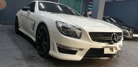 SL63AMG 무광랩핑으로 포인트를 줘봤어요~ 부산플라스티딥 / 부산 사하구 하단동