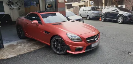 SLK172 55AMG 전체 무광랩핑했어요~  부산플라스티딥 무광랩핑 / 부산 사하구 하단동