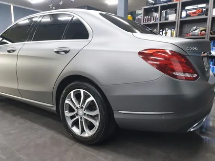 W205 C클래스 랩핑재시공작업. 플라스티딥 랩핑. / 부산 사하구 하단동