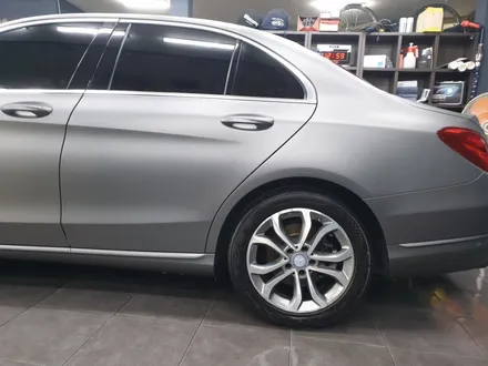 W205 C클래스 랩핑재시공작업. 플라스티딥 랩핑. / 부산 사하구 하단동