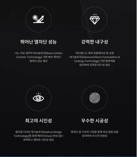 렉서스 ES300h 전면 재시공 틴팅, 레이노 S9 35% / 서울 서대문구 연희동
