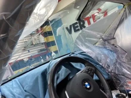 BMW X1 반사썬팅으로 드레스업 재시공 후기 레인보우 VS200 수원썬팅 / 수원 영통동
