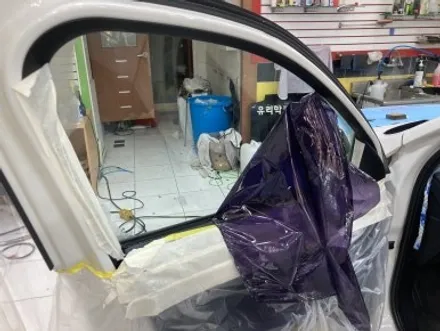 BMW X1 반사썬팅으로 드레스업 재시공 후기 레인보우 VS200 수원썬팅 / 수원 영통동