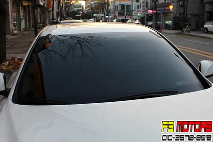 루마썬팅 수원청명점 F3모터스에서 인피니티Q50 전면유리교체 및 루마썬팅시공~~!! / 수원 영통동