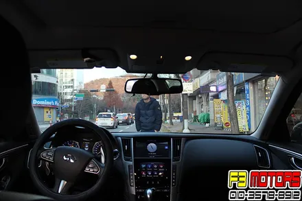 루마썬팅 수원청명점 F3모터스에서 인피니티Q50 전면유리교체 및 루마썬팅시공~~!! / 수원 영통동