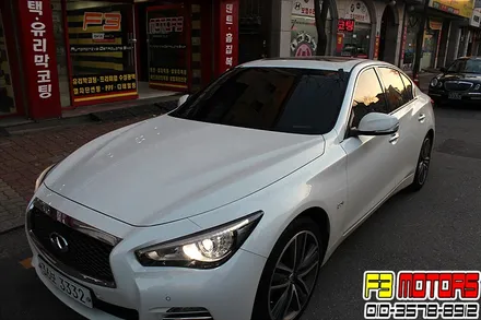 루마썬팅 수원청명점 F3모터스에서 인피니티Q50 전면유리교체 및 루마썬팅시공~~!! / 수원 영통동