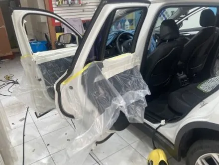 BMW X1 반사썬팅으로 드레스업 재시공 후기 레인보우 VS200 수원썬팅 / 수원 영통동