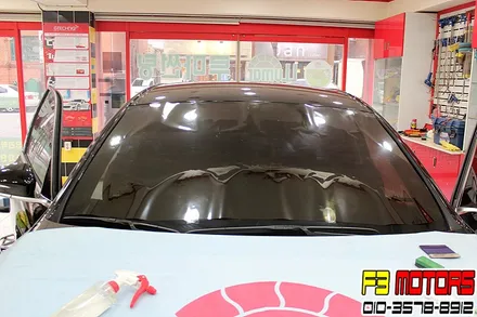 전면유리교환과 루마썬팅을 동시에 잘하는 곳 수원 영통에 F3모터스로~!! / 수원 영통동