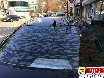 SM7 뒤유리기포발생 썬팅제거 후 루마썬팅 재시공~!! 수원루마썬팅 / 수원 영통동