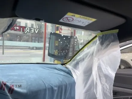 아반떼N 전면 버텍스900 80% 수원전면썬팅 재시공 밝은 농도 추천 가이드~!! / 수원 영통동