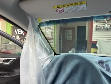 더뉴그랜저 그랜저IG 시인성 안좋은 딜러표 전면썬팅 버텍스700 썬팅재시공 카스페이스 수원청명점 후기 / 수원 영통동
