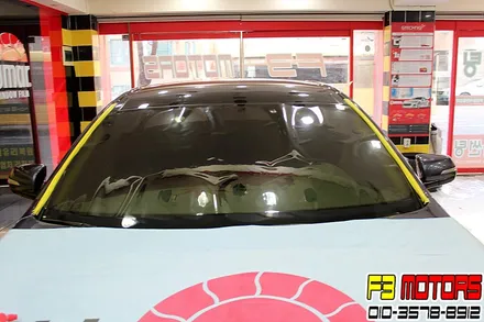 루마썬팅 수원청명점 F3모터스에서 제네시스G80 전면 루마버텍스 썬팅시공 엿보기~~!! / 수원 영통동