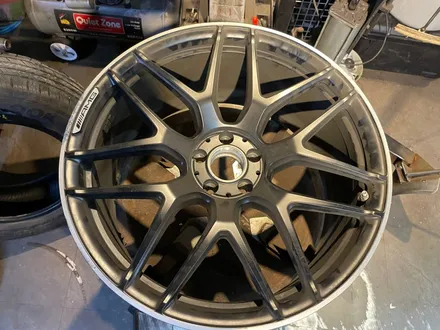 벤츠 투톤 휠복원 GT63AMG, 림부분만 컷팅 무광 / 광진, 송파, 성동, 강남