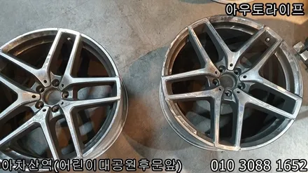 GLE 클래스 휠도색,캘리퍼도색 판금도색까지 한번에!! 350d / amg / 광진, 송파, 성동, 강남