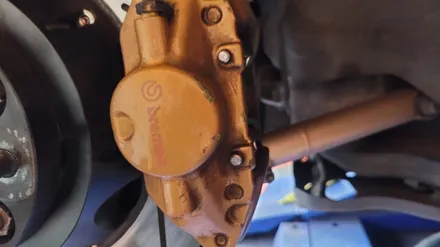 350z 370z 캘리퍼도색과 te37 휠복원 및 맷블랙 휠도색 / 광진, 송파, 성동, 강남