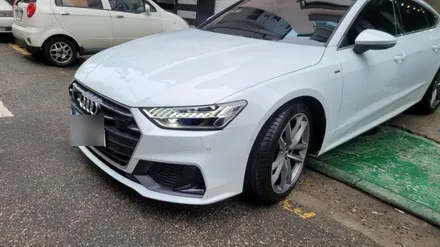 범퍼긁힘 아우디 a7 신차인데, 긁힌경우... / 광진, 송파, 성동, 강남