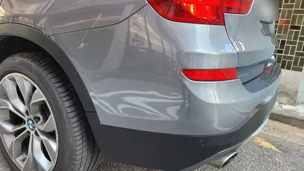 중랑구 외형복원 사고수리 판금도색 작업 / BMW x3 3시리즈 범퍼부분도색 / 광진, 송파, 성동, 강남