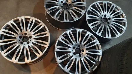 s500 마이바흐 휠복원 하이퍼실버 작업~! / 광진, 송파, 성동, 강남