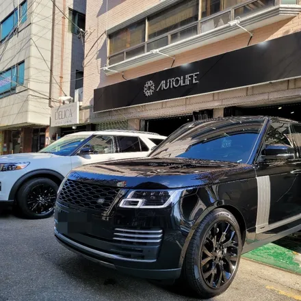 레인지로버 보그 그릴교체 / 블랙팩 작업 / 앞범퍼 사고수리 / 광진, 송파, 성동, 강남