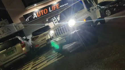 랭글러 사하라 맷블랙 휠도색 지프는 역시 반무광이죠 / 광진, 송파, 성동, 강남