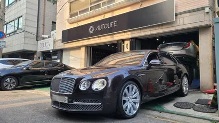 벤틀리 플라잉스퍼 하이퍼실버 휠복원 작업 / 광진, 송파, 성동, 강남