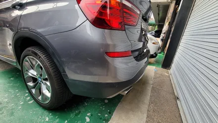 중랑구 외형복원 사고수리 판금도색 작업 / BMW x3 3시리즈 범퍼부분도색 / 광진, 송파, 성동, 강남