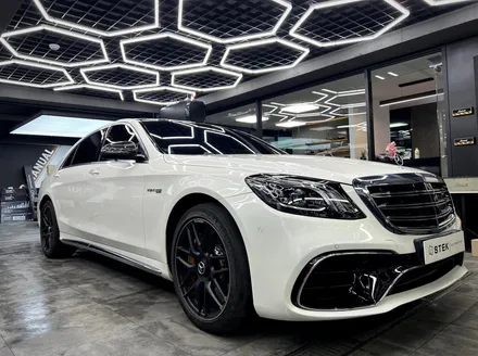 서초PPF 벤츠 S63 AMG STEK 루프스킨 블랙PPF, 사이드미러, 라이트PPF / 강남구 논현동