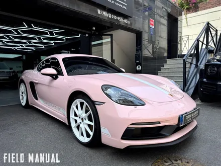 포르쉐 카이맨 GTS 연핑크 랩핑🌸 봄맞이 화사한 사쿠라 컬러와 스타일에디션 데칼 / 강남구 논현동