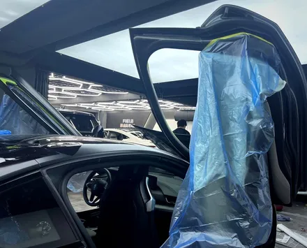 서초랩핑 BMW i8 부분랩핑, 솔라가드 티타늄 썬팅 / 강남구 논현동