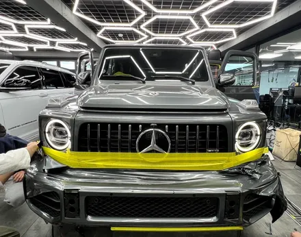 압구정랩핑 벤츠 G63 AMG 메탈릭그레이 랩핑 / 강남구 논현동