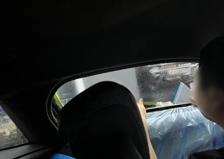 서초랩핑 BMW i8 부분랩핑, 솔라가드 티타늄 썬팅 / 강남구 논현동