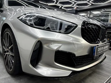서초랩핑 BMW M135i 이노즈텍 메탈릭실버 전체랩핑 / 강남구 논현동