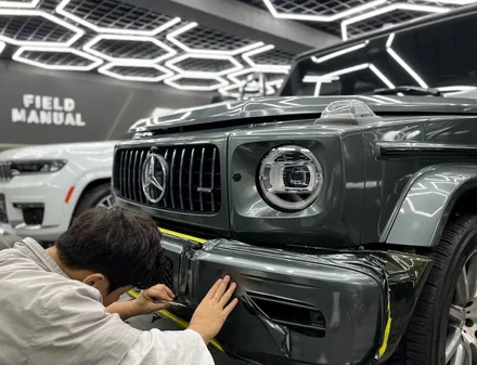 압구정랩핑 벤츠 G63 AMG 메탈릭그레이 랩핑 / 강남구 논현동