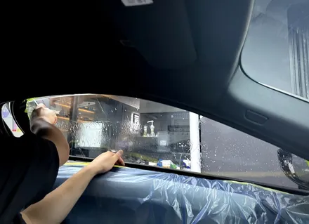 서초랩핑 BMW i8 부분랩핑, 솔라가드 티타늄 썬팅 / 강남구 논현동