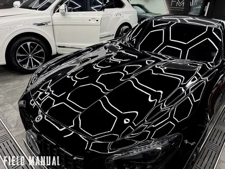 올블랙 벤츠 AMG GT. 전체 블랙PPF + 리어 옐로우 데칼 포인트 / 강남구 논현동