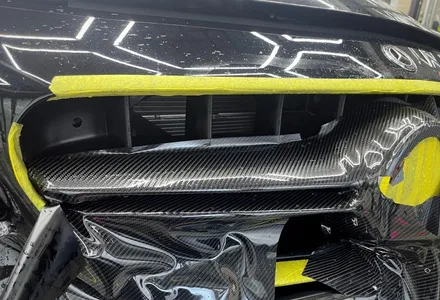 강남랩핑 벤츠 E63 크롬딜리트 랩핑? no 블랙PPF 카본PPF !! / 강남구 논현동