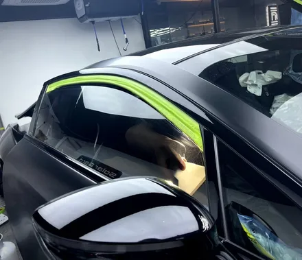 서초랩핑 BMW i8 부분랩핑, 솔라가드 티타늄 썬팅 / 강남구 논현동