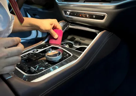 실내PPF BMW X6 실내 STEK 카본PPF, 계기판PPF, 썬루프 썬팅 / 강남구 논현동