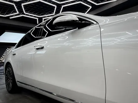건대랩핑 벤츠 S580 CYS 유광 화이트 전체랩핑 / 강남구 논현동